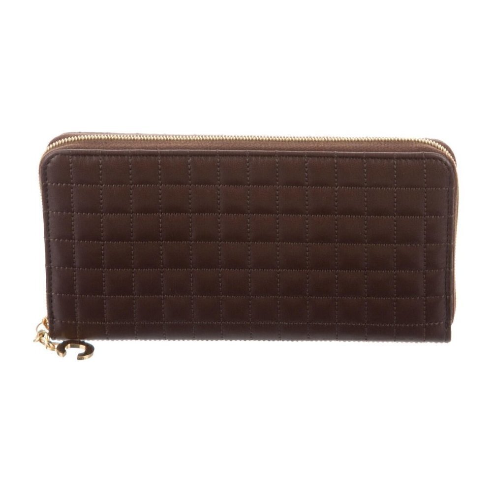 New CELINE Continental Quilted Calfskin Large Wallet